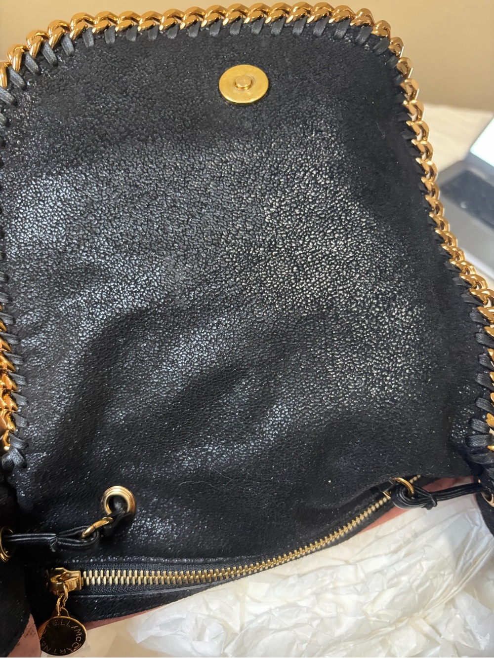 Stella McCartney Falabella Backpack in Gold Hardware - Like New - Picture 9 of 15